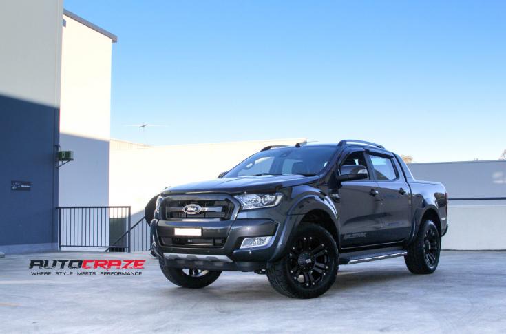 FORD RANGER MONSTER XD MATTE BLACK
